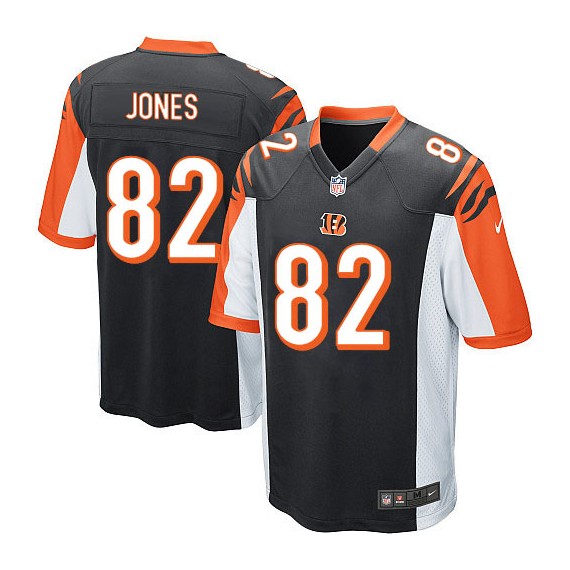 Cincinnati Bengals Marvin Jones Official Nike Black Game Adult Home NFL Jersey