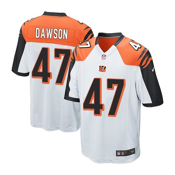 Cincinnati Bengals Paul Dawson Official Nike White Game Adult Road NFL Jersey