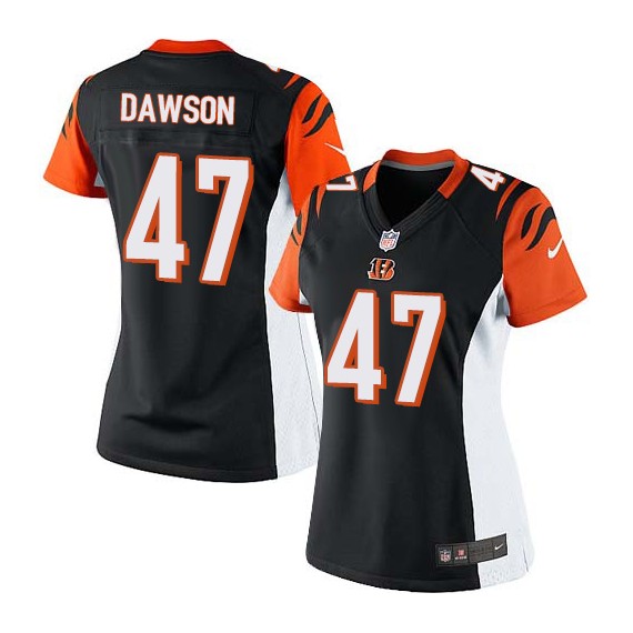 Cincinnati Bengals Paul Dawson Official Nike Black Elite Women's Home NFL Jersey