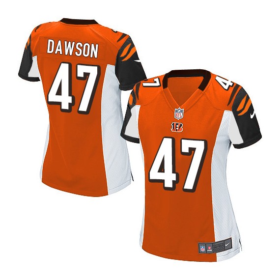Cincinnati Bengals Paul Dawson Official Nike Orange Limited Women's Alternate NFL Jersey