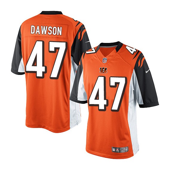 Cincinnati Bengals Paul Dawson Official Nike Orange Limited Youth Alternate NFL Jersey