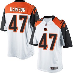 Cincinnati Bengals Paul Dawson Official Nike White Limited Youth Road NFL Jersey