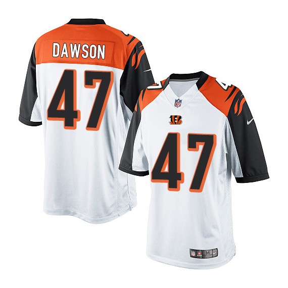 Cincinnati Bengals Paul Dawson Official Nike White Limited Youth Road NFL Jersey