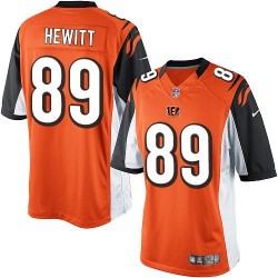Cincinnati Bengals Ryan Hewitt Official Nike Orange Limited Youth Alternate NFL Jersey