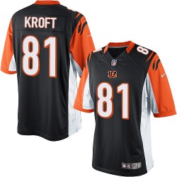 Cincinnati Bengals Tyler Kroft Official Nike Black Limited Youth Home NFL Jersey