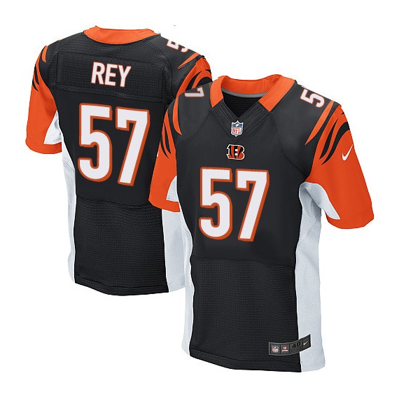 Cincinnati Bengals Vincent Rey Official Nike Black Elite Adult Home NFL Jersey