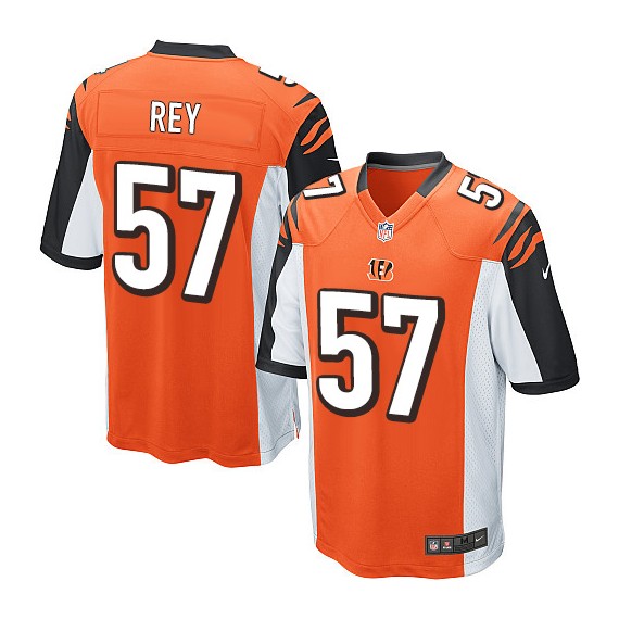 Cincinnati Bengals Vincent Rey Official Nike Orange Game Adult Alternate NFL Jersey