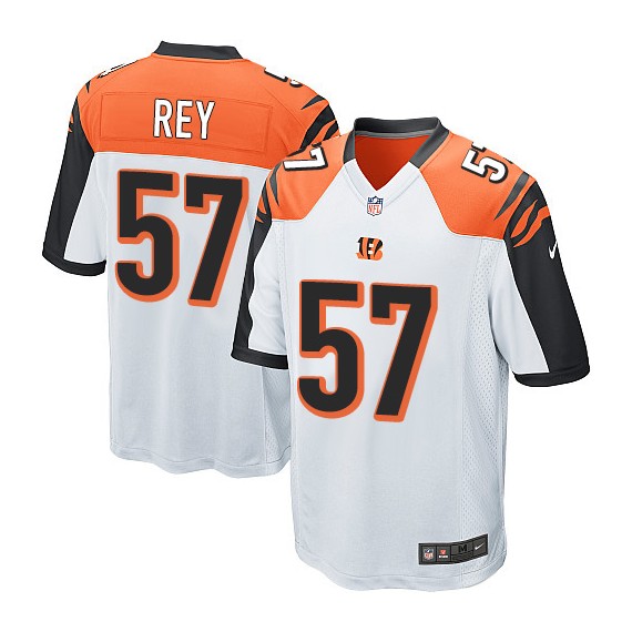 Cincinnati Bengals Vincent Rey Official Nike White Elite Youth Road NFL Jersey