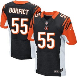 Cincinnati Bengals Vontaze Burfict Official Nike Black Elite Adult Home NFL Jersey