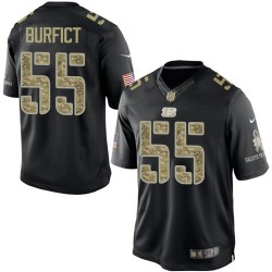 Cincinnati Bengals Vontaze Burfict Official Nike Black Elite Adult Salute to Service NFL Jersey