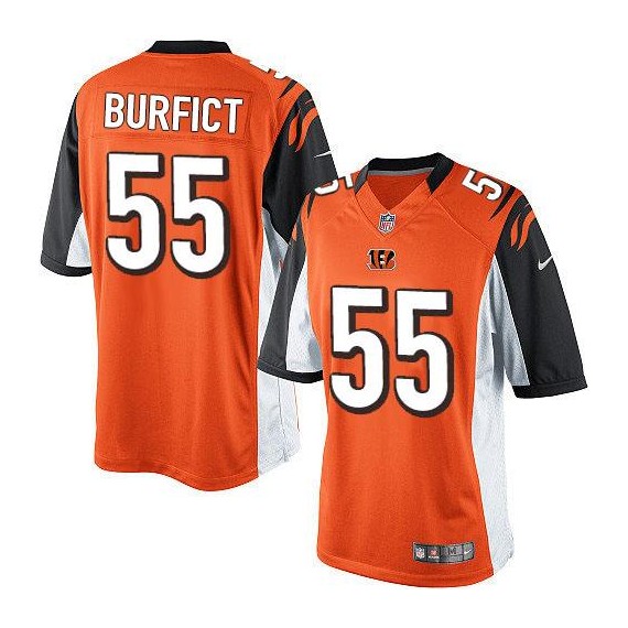 Cincinnati Bengals Vontaze Burfict Official Nike Orange Limited Adult Alternate NFL Jersey