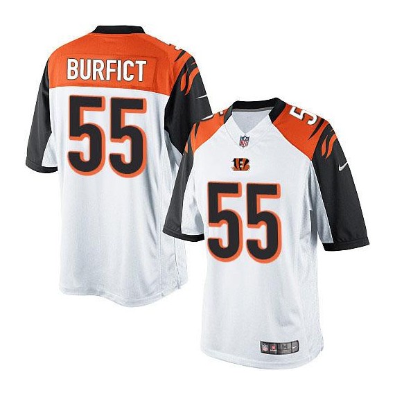 Cincinnati Bengals Vontaze Burfict Official Nike White Limited Adult Road NFL Jersey