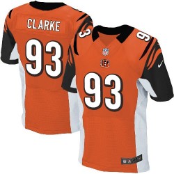 Cincinnati Bengals Will Clarke Official Nike Orange Elite Adult Alternate NFL Jersey