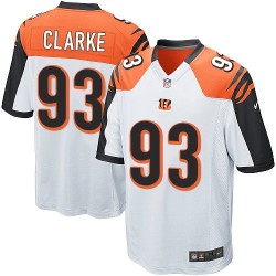 Cincinnati Bengals Will Clarke Official Nike White Game Adult Road NFL Jersey