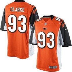 Cincinnati Bengals Will Clarke Official Nike Orange Limited Adult Alternate NFL Jersey