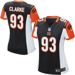 Cincinnati Bengals Will Clarke Official Nike Black Game Women's Home NFL Jersey