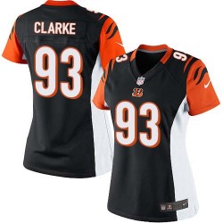 Cincinnati Bengals Will Clarke Official Nike Black Limited Women's Home NFL Jersey