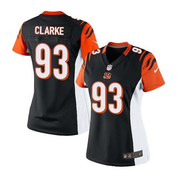 Cincinnati Bengals Will Clarke Official Nike Black Limited Women's Home NFL Jersey