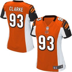 Cincinnati Bengals Will Clarke Official Nike Orange Elite Women's Alternate NFL Jersey