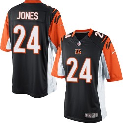Cincinnati Bengals Adam Jones Official Nike Black Limited Adult Home NFL Jersey