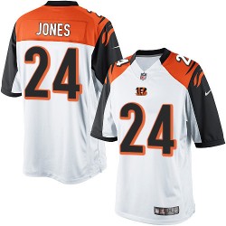 Cincinnati Bengals Adam Jones Official Nike White Limited Adult Road NFL Jersey