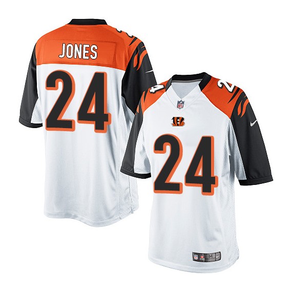 Cincinnati Bengals Adam Jones Official Nike White Limited Adult Road NFL Jersey