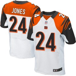 Cincinnati Bengals Adam Jones Official Nike White Elite Adult Road NFL Jersey