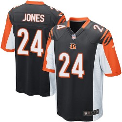 Cincinnati Bengals Adam Jones Official Nike Black Elite Youth Home NFL Jersey