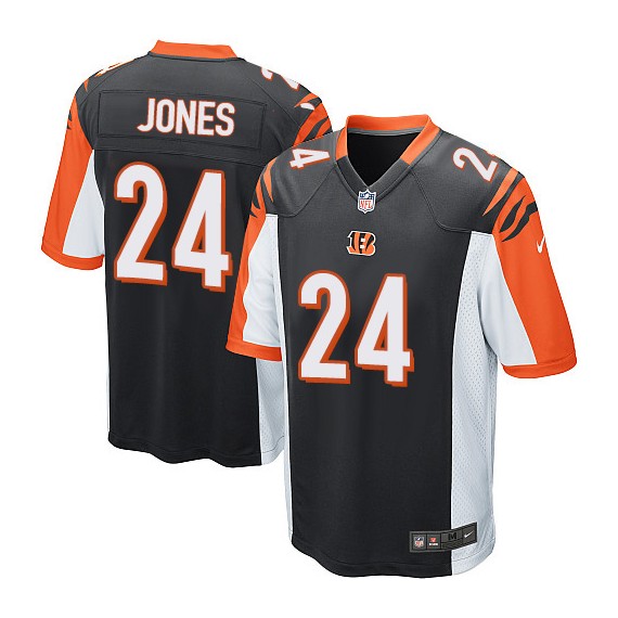 Cincinnati Bengals Adam Jones Official Nike Black Elite Youth Home NFL Jersey