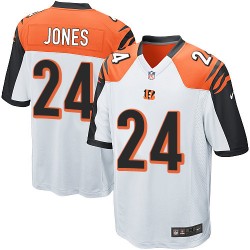 Cincinnati Bengals Adam Jones Official Nike White Elite Youth Road NFL Jersey
