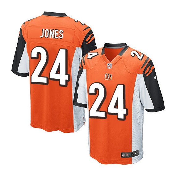 Cincinnati Bengals Adam Jones Official Nike Orange Limited Youth Alternate NFL Jersey