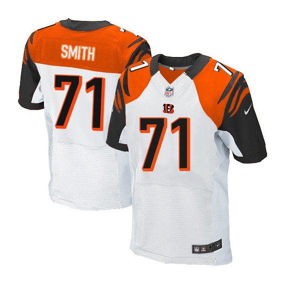 Cincinnati Bengals Andre Smith Official Nike White Elite Adult Road NFL Jersey