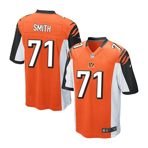 Cincinnati Bengals Andre Smith Official Nike Orange Game Adult Alternate NFL Jersey