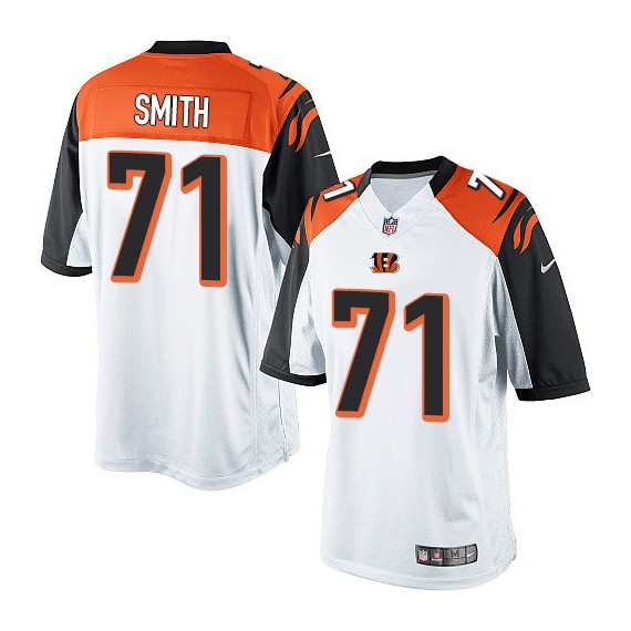 Cincinnati Bengals Andre Smith Official Nike White Limited Adult Road NFL Jersey