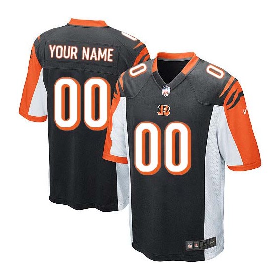 Nike Cincinnati Bengals Youth Customized Limited Black Home Jersey