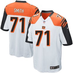 Cincinnati Bengals Andre Smith Official Nike White Elite Youth Road NFL Jersey