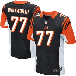 Cincinnati Bengals Andrew Whitworth Official Nike Black Elite Adult Home NFL Jersey