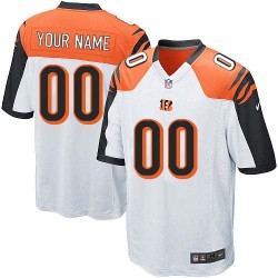 Nike Cincinnati Bengals Youth Customized Limited White Road Jersey