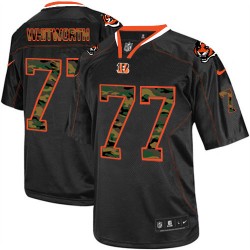 Cincinnati Bengals Andrew Whitworth Official Nike Black Limited Adult Camo Fashion NFL Jersey