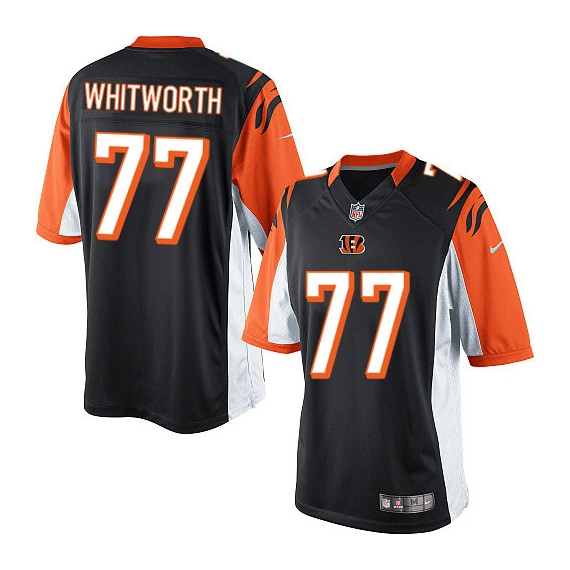 Cincinnati Bengals Andrew Whitworth Official Nike Black Limited Adult Home NFL Jersey