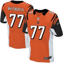 Cincinnati Bengals Andrew Whitworth Official Nike Orange Elite Adult Alternate NFL Jersey