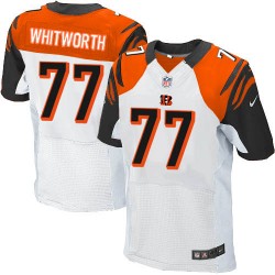 Cincinnati Bengals Andrew Whitworth Official Nike White Elite Adult Road NFL Jersey