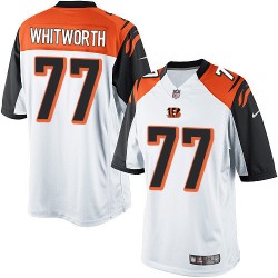 Cincinnati Bengals Andrew Whitworth Official Nike White Limited Adult Road NFL Jersey