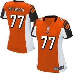 Cincinnati Bengals Andrew Whitworth Official Nike Orange Elite Women's Alternate NFL Jersey