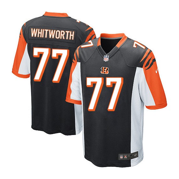Cincinnati Bengals Andrew Whitworth Official Nike Black Limited Youth Home NFL Jersey