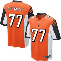 Cincinnati Bengals Andrew Whitworth Official Nike Orange Limited Youth Alternate NFL Jersey