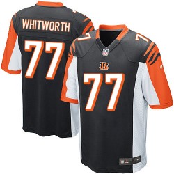 Cincinnati Bengals Andrew Whitworth Official Nike Black Elite Youth Home NFL Jersey