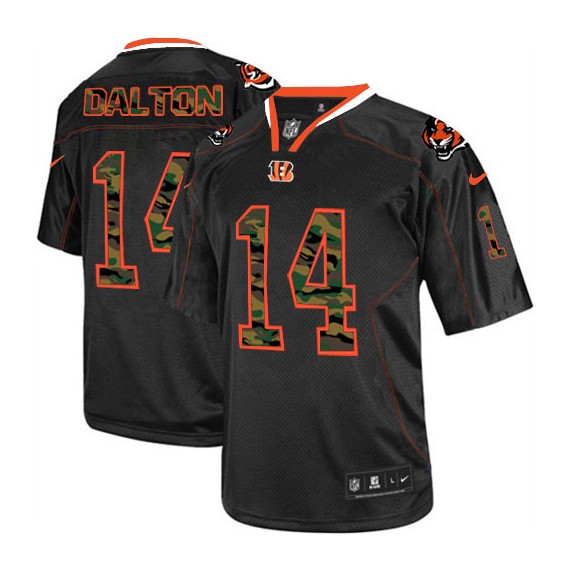 Cincinnati Bengals Andy Dalton Official Nike Black Limited Adult Camo Fashion NFL Jersey