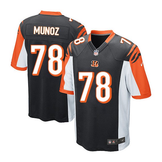 Cincinnati Bengals Anthony Munoz Official Nike Black Limited Youth Home NFL Jersey