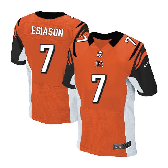 Cincinnati Bengals Boomer Esiason Official Nike Orange Elite Adult Alternate NFL Jersey